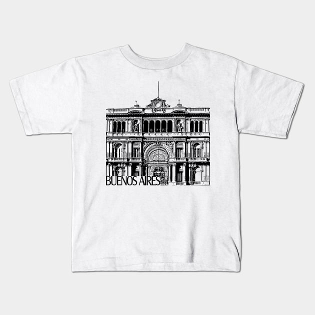 Buenos Aires Kids T-Shirt by TravelTs